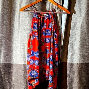 Colorful summer sleeveless top